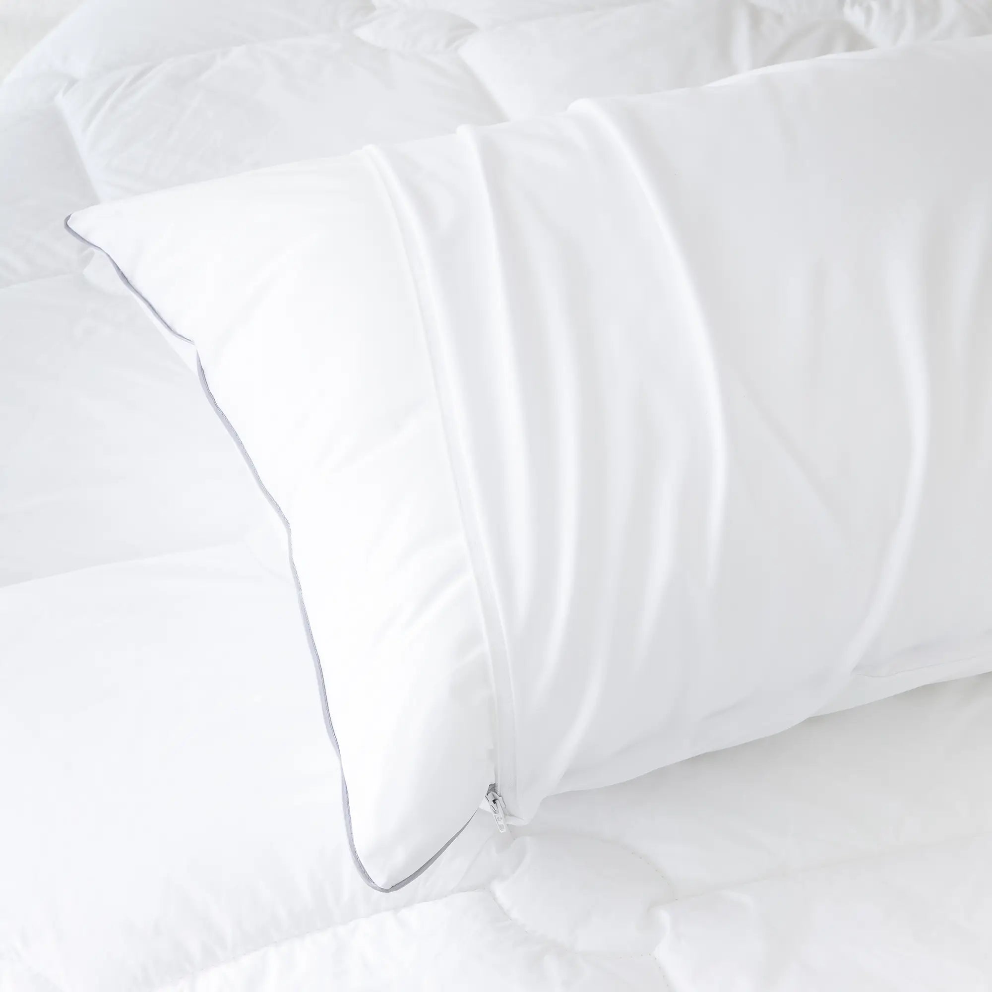 Housse de protection pour oreiller 50 x 70 cm en coton / Sous taie