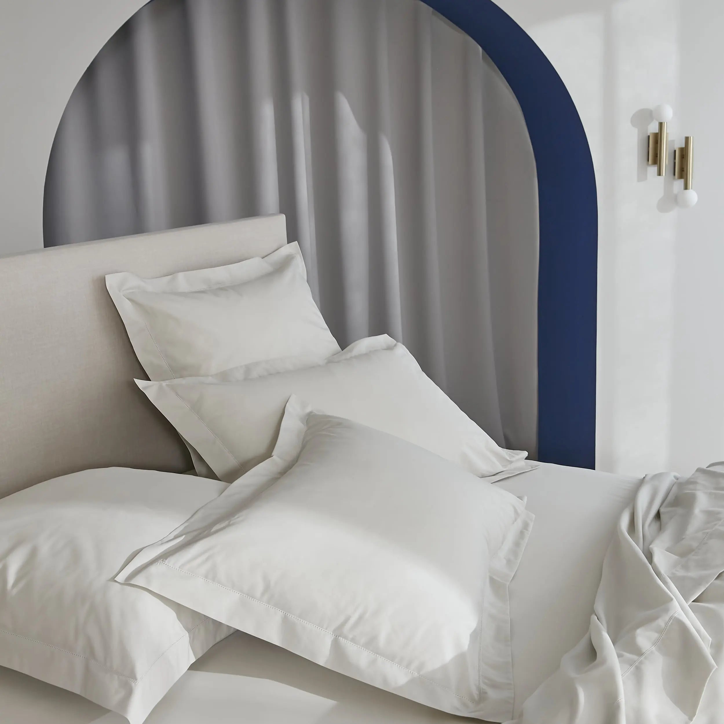 Taies d'oreiller percale de coton Prestige