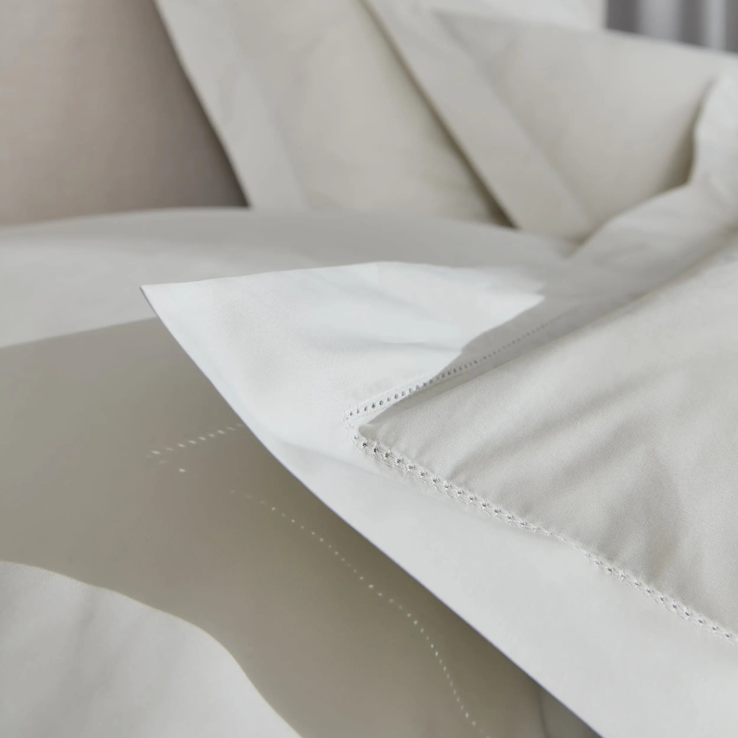 Taies d'oreiller percale de coton Prestige