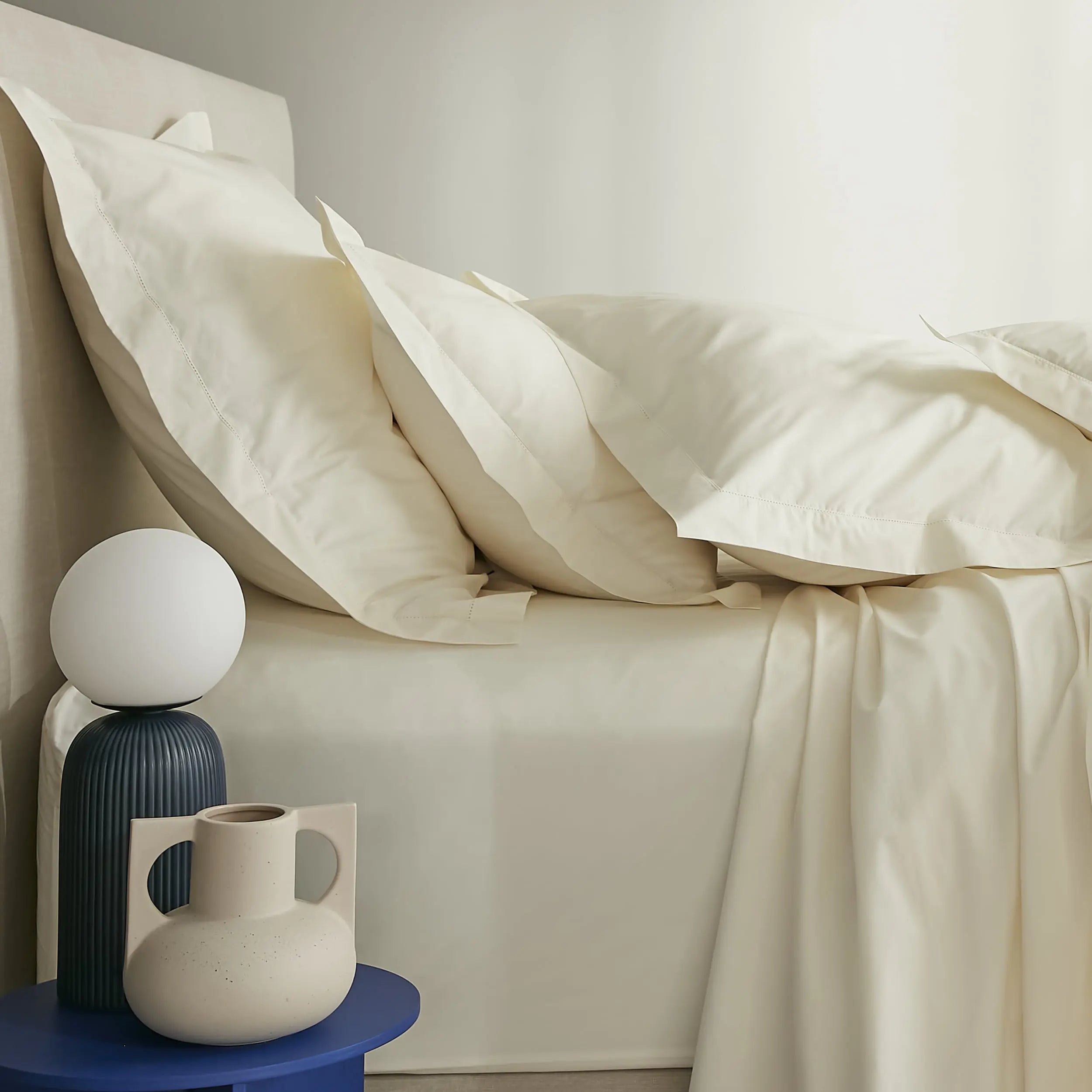 Taies d'oreiller percale de coton Prestige